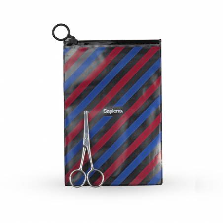 Ciseaux à barbe et pochette de rangement Ciseaux à barbe et pochette de rangement