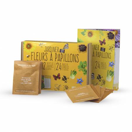 Kit complet fleurs à papillon à semer Kit complet fleurs à papillon à semer