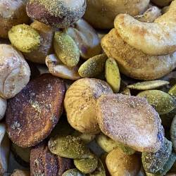 Mélange apéritif BIO : Amandes, noisettes, cajou et courge