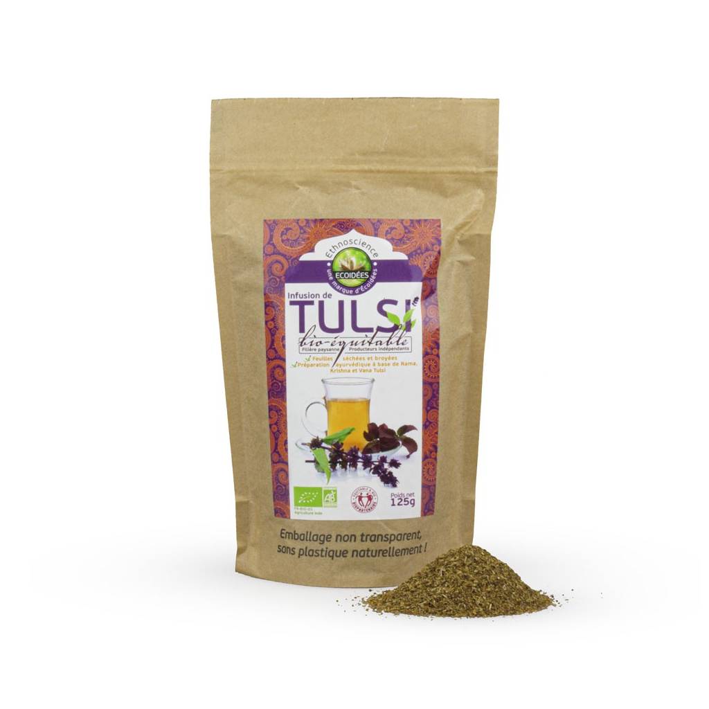 Sachet de tulsi nature BIO et vrac