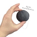 Konjac Face Sponge with Bamboo Charcoal