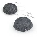 Konjac Face Sponge with Bamboo Charcoal