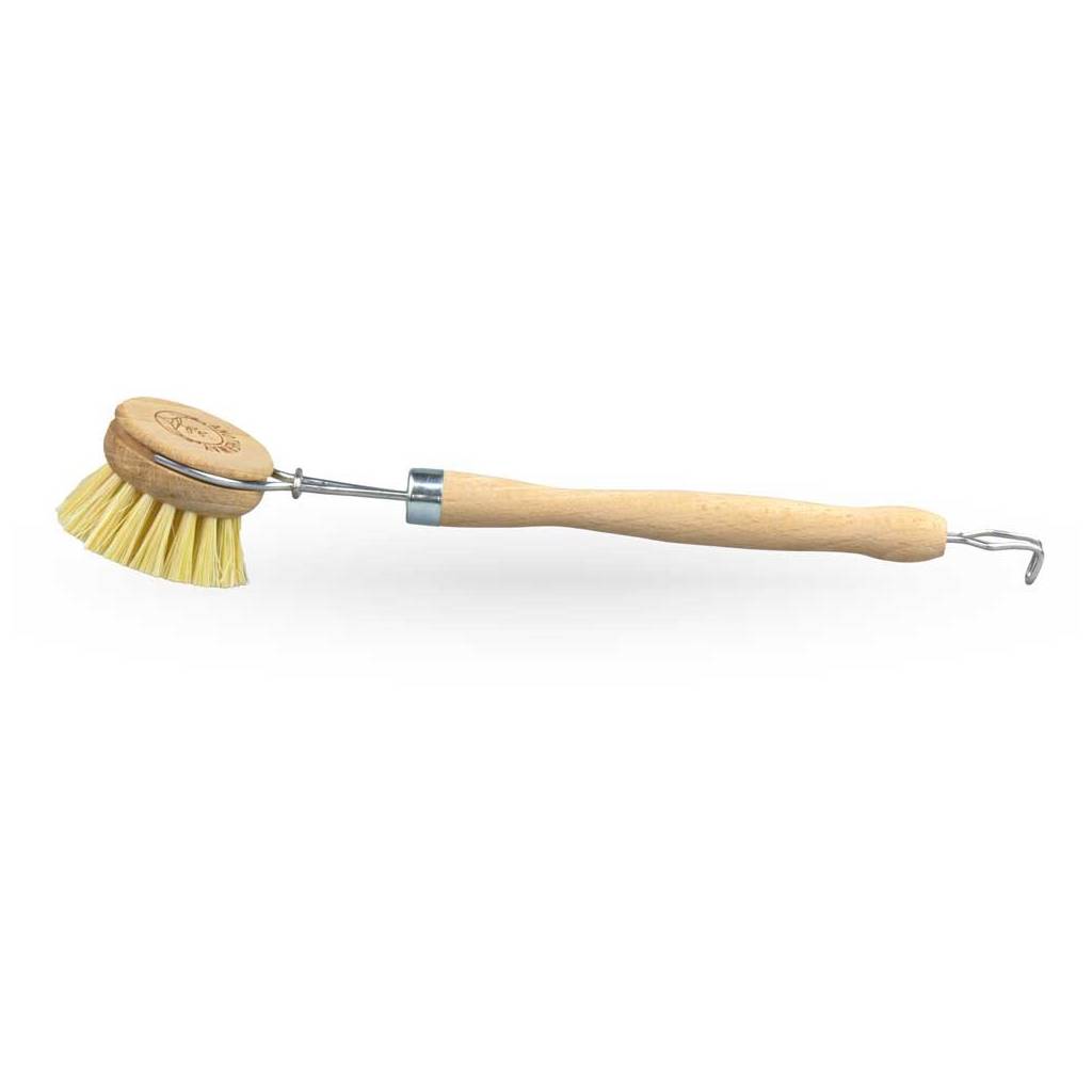 Dish brush with handle