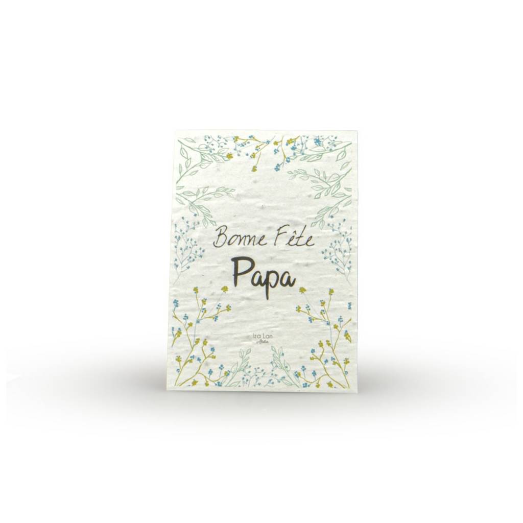 carte à planter bonne fête papa