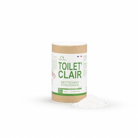 Pot nettoyant toilette écologique et poudre