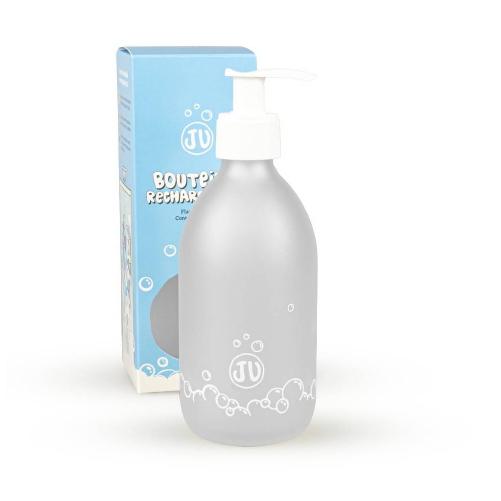 300ml refillable glass bottle