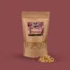 Sachet granola chocolat coco et vrac fond marron