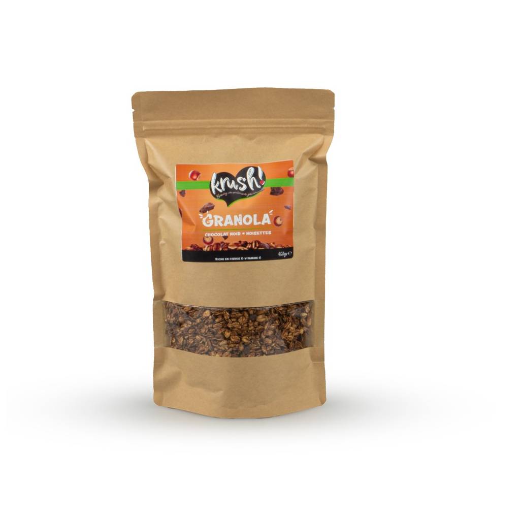 Donkere Chocolade Hazelnoot Granola