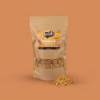 Sachet granola miel cacahuètes et vrac fond beige