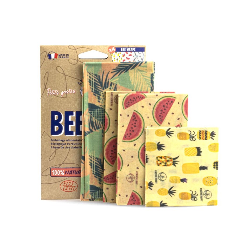 Kit bee wrap emballages écologiques
