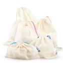 Kit of 9 reusable organic cotton bags
