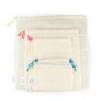 Kit of 9 reusable organic cotton bags