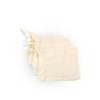 Lot de 5 sachets thé lavables en coton BIO