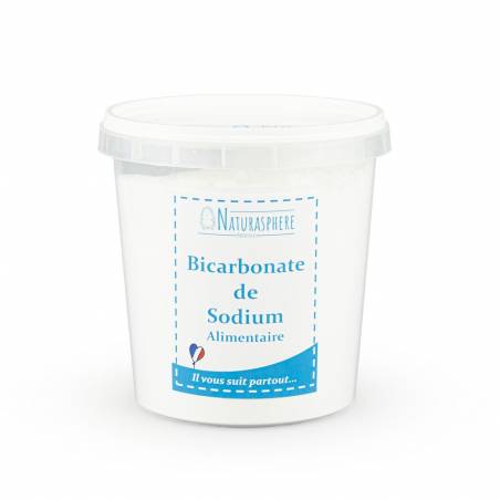 Pot bicarbonate de soude alimentaire 750gr de face