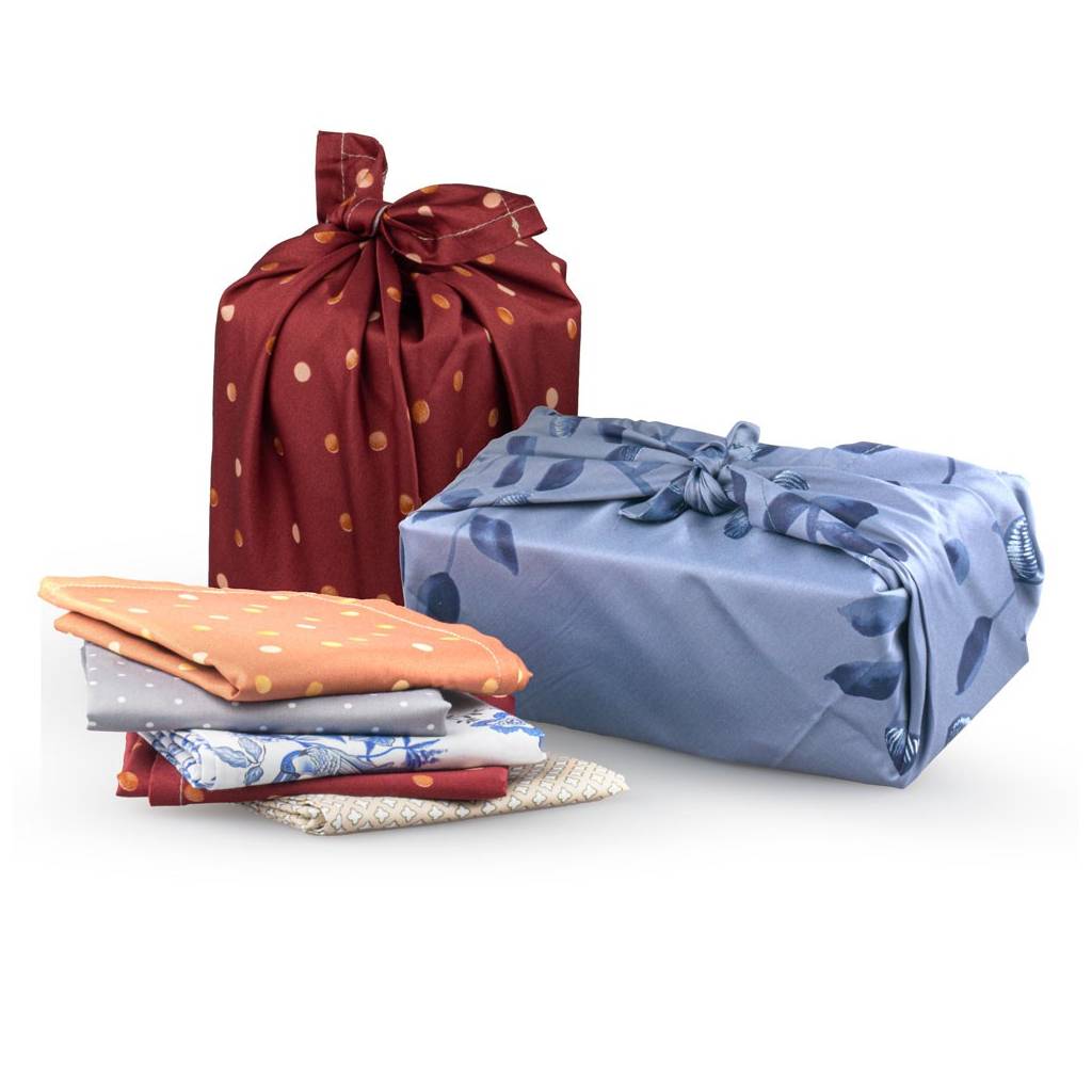 Cadeaux emballés furoshiki S