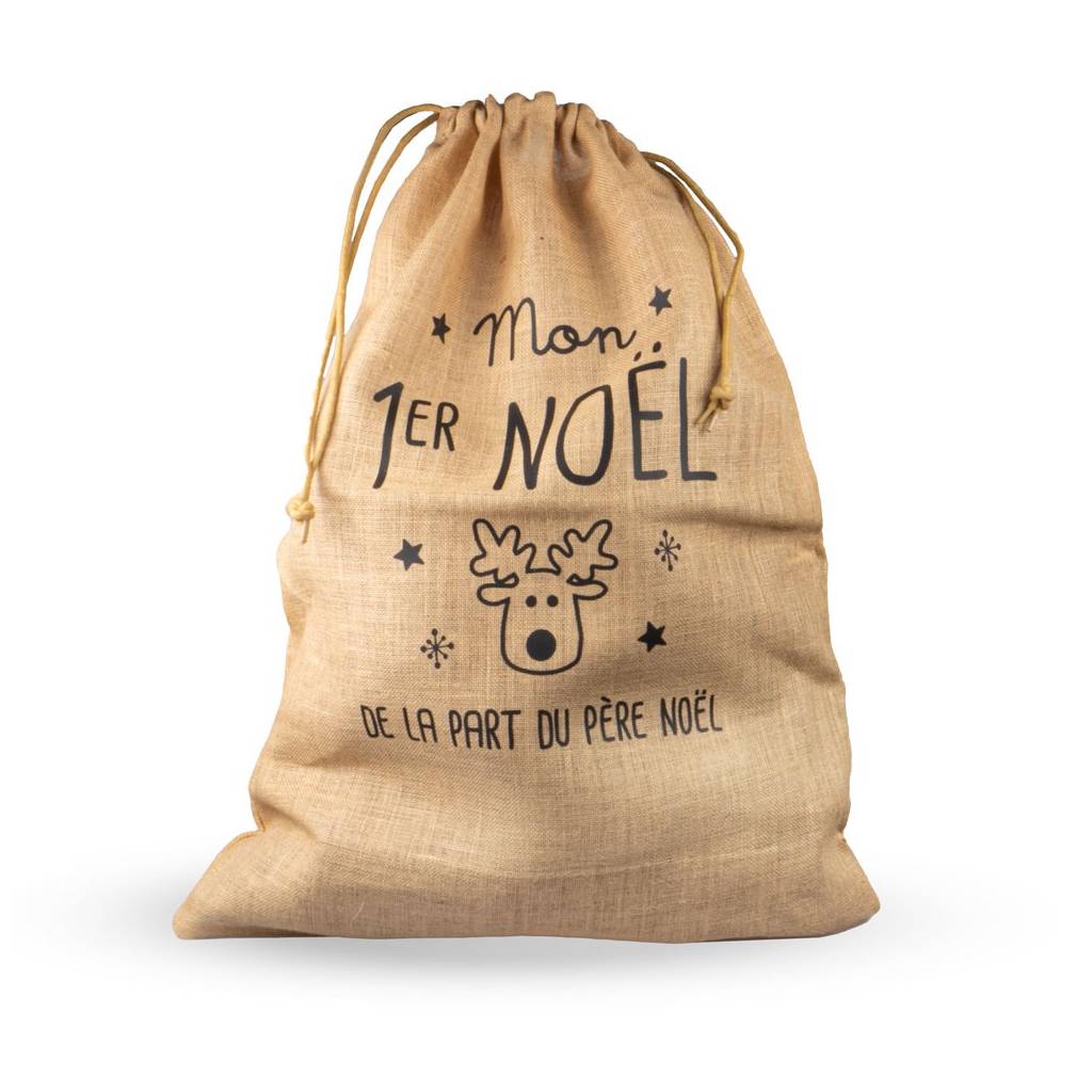 Jute Santa's Bag