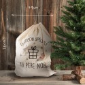 Cotton Santa Claus Bag