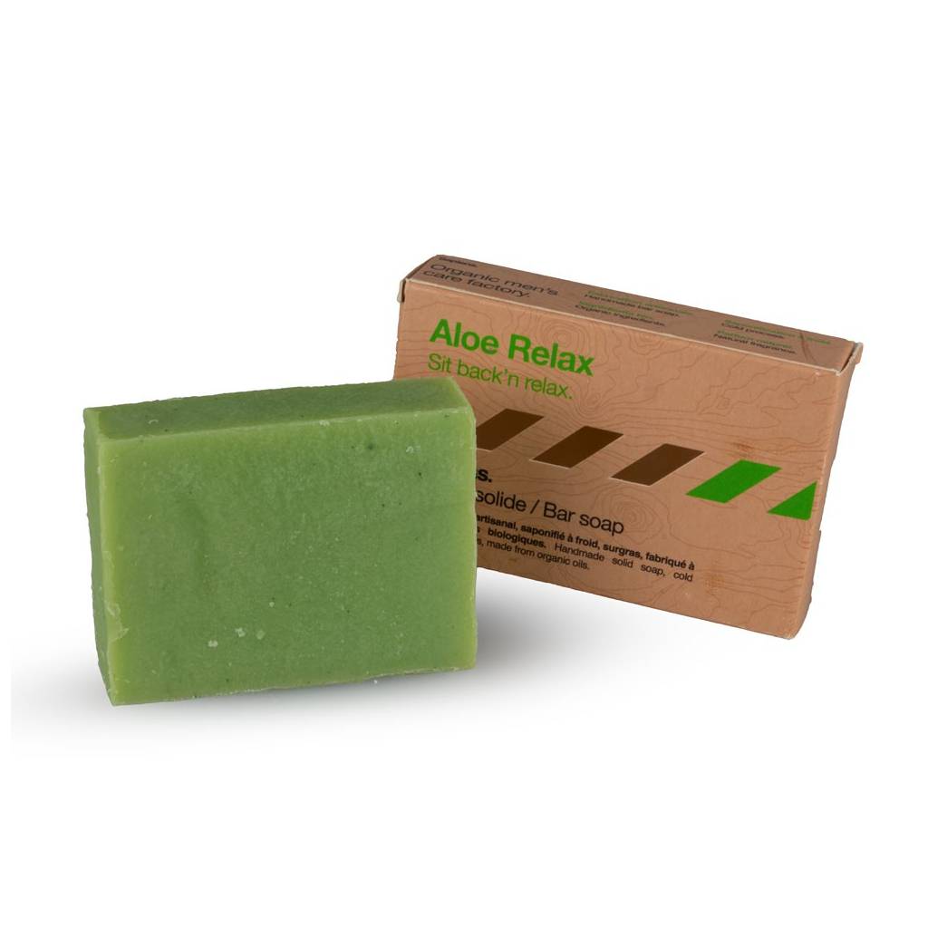 Savon aloe relax et sa boîte