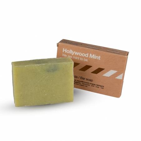 Savon solide Hollywood Mint et sa boîte