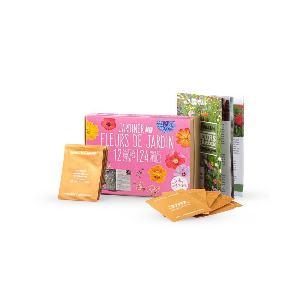 Coffret 12 sachets de Graines Fleurs à Papillon