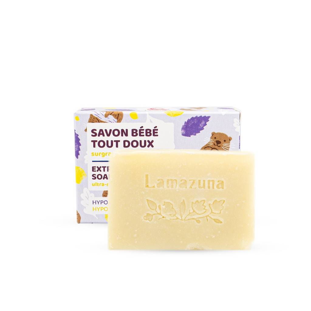 Savon bébé Lamazuna avec sa boîte