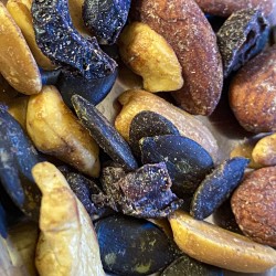 Mélange graines apéritives olives