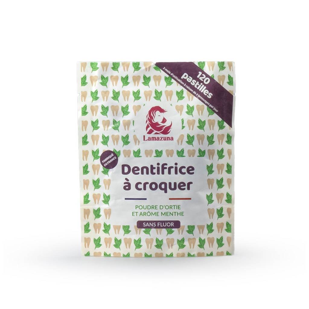 Dentifrice solide ortie et menthe Dentifrice solide ortie et menthe