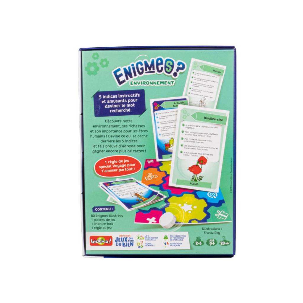 Bioviva ENIGME – Rätselspiel Mit Bildern & Wörtern, Ab 9 Jahren, Pädagogisch & Spaßig