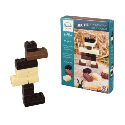 Idée de construction canard en lego chocolat