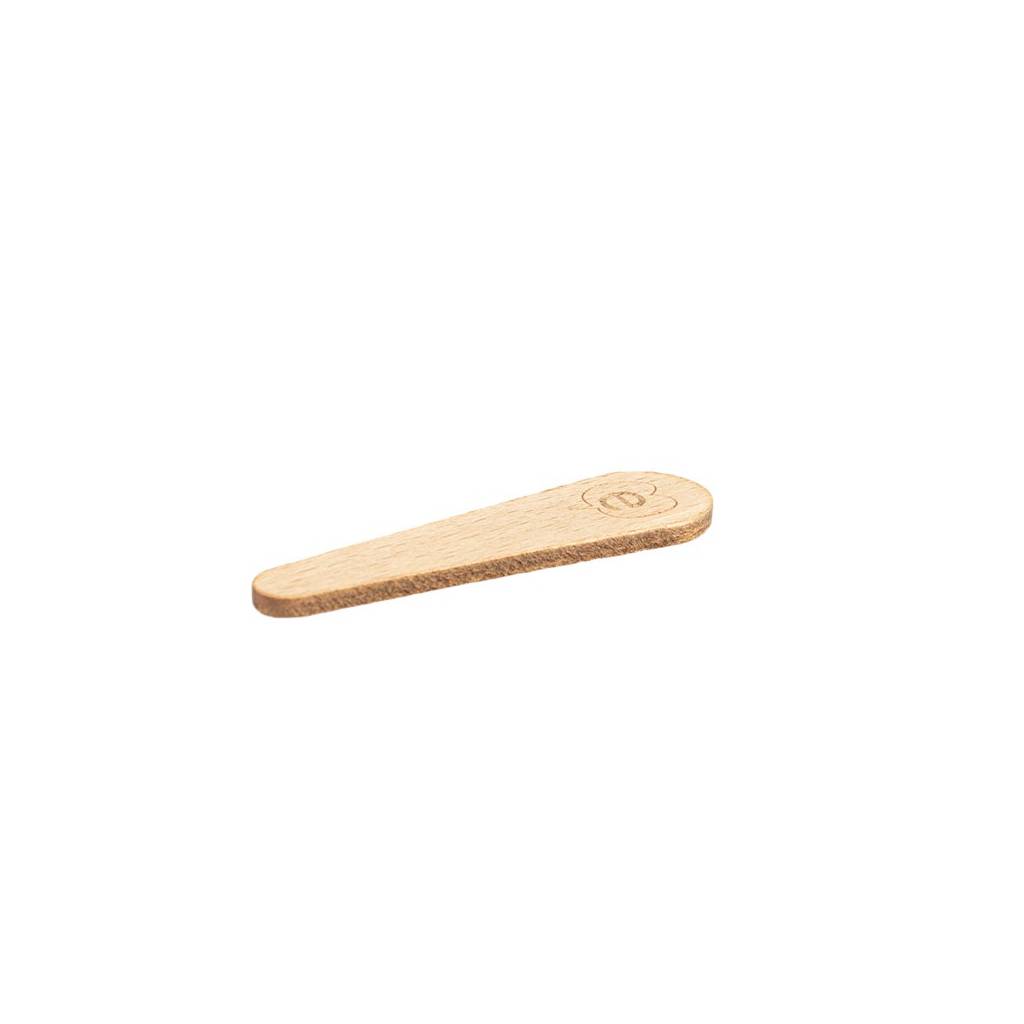 Solid beech wood spatula