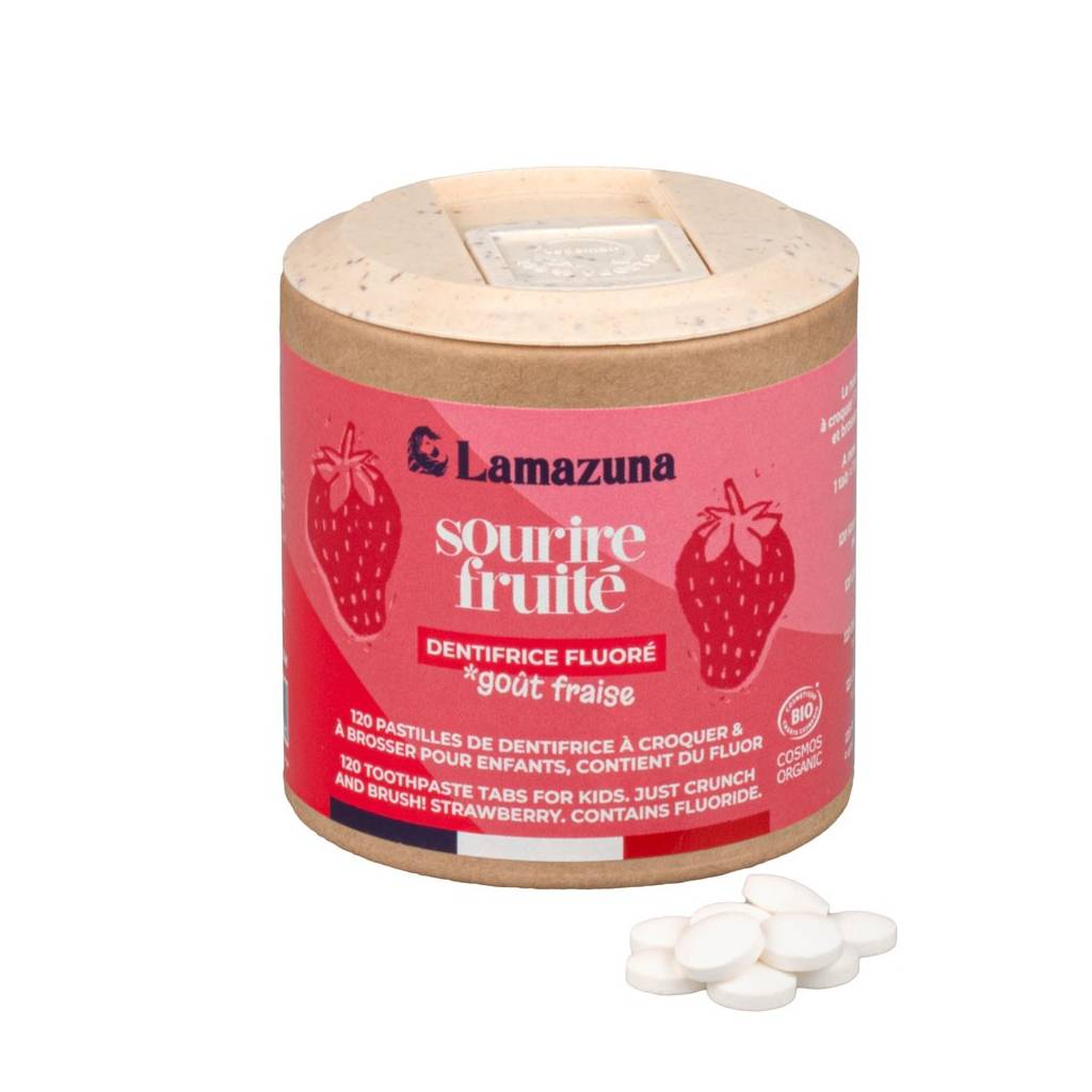 Children's Fluorine and Strawberry Chewable Toothpaste Children's Fluorine and Strawberry Chewable Toothpaste