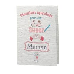 Carte à planter "Pour une super maman"