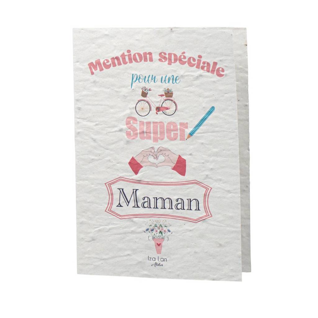 Carte à planter "Pour une super maman"