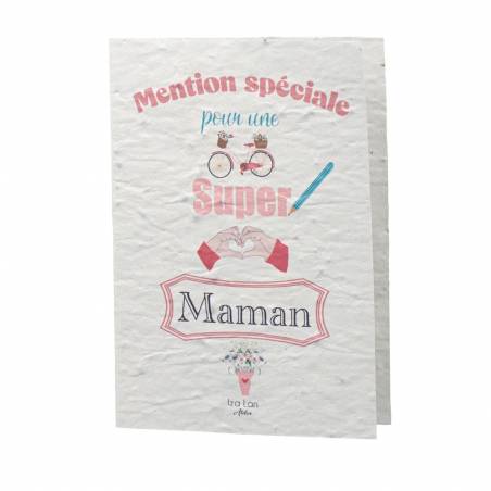 Carte à planter "Pour une super maman"