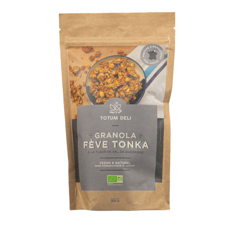 Granola Fève Tonka et Fleur de sel BIO 300 G