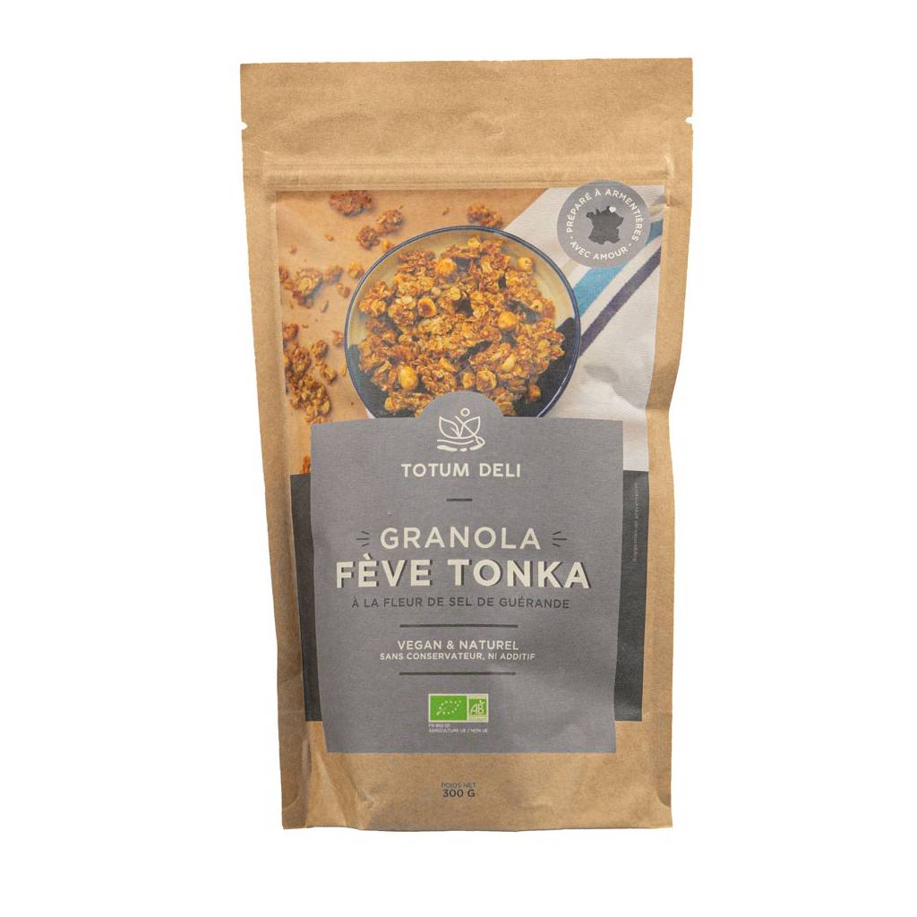 Organic Tonka Bean and Flower of Salt Granola 300 G