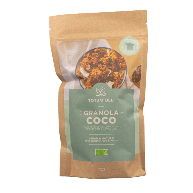 Granola Coco et Pépites de chocolat BIO 300 G