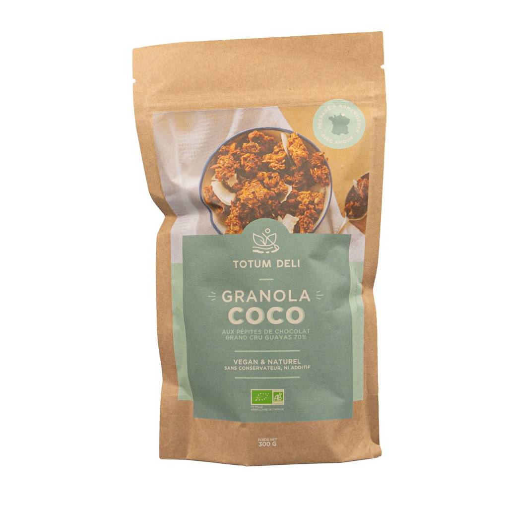 Granola Coco et Pépites de chocolat BIO 300 G