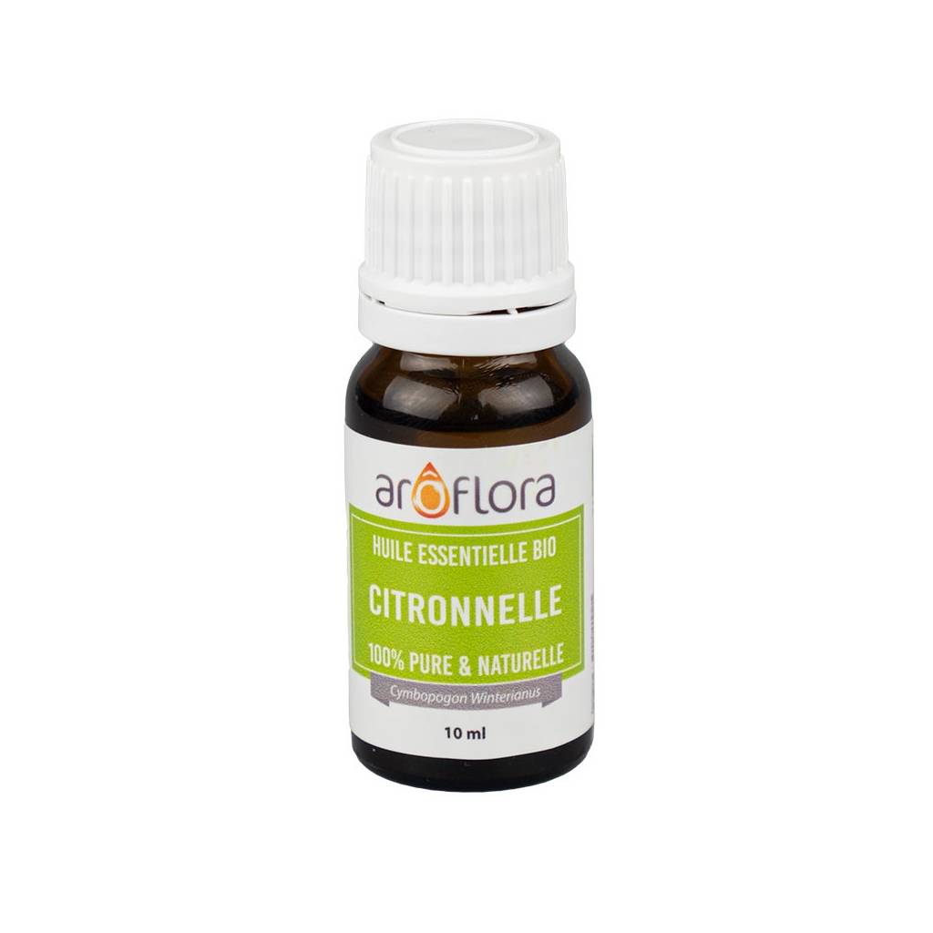 Huile Essentielle Citronnelle BIO 10 ml de la marque aroflora