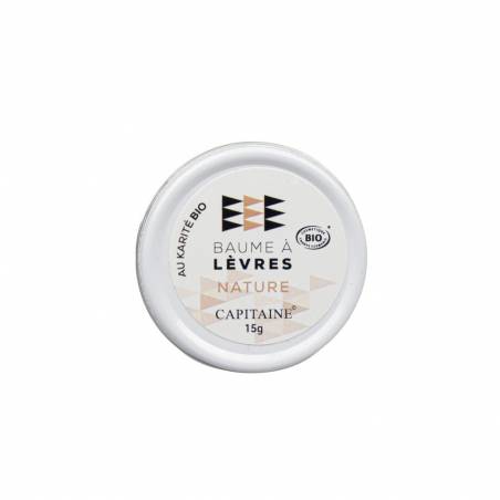 Baume à lèvres nature de la marque capitaine cosmétiques Baume à lèvres nature de la marque capitaine cosmétiques