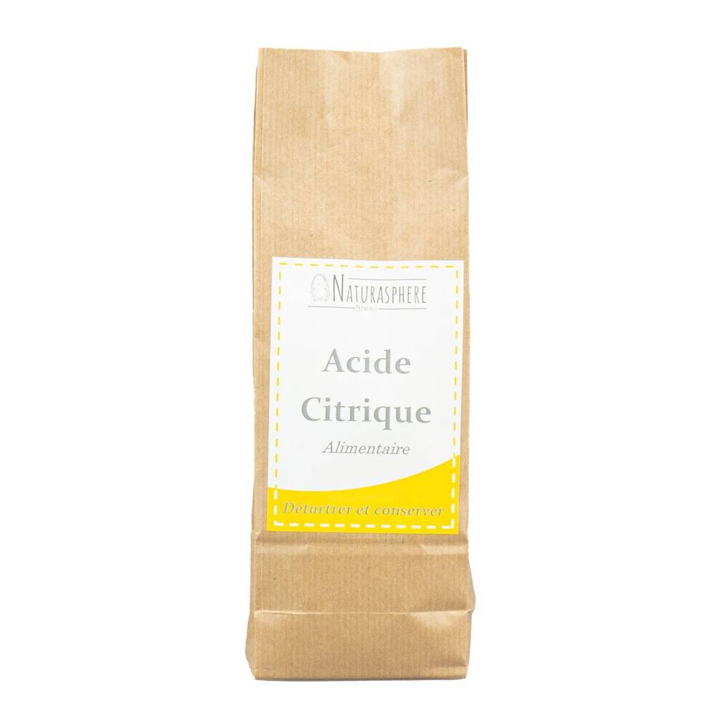 Acide Citrique E330 • DÉTARTRANT • DÉTACHANT • ADDITIF ALIMENTAIRE • Sachet  refermable de 1 kg : : Hygiène et Santé