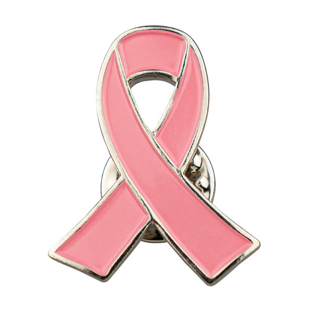 Pin met roze lint Pin met roze lint