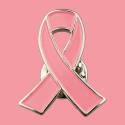 Pin's Ruban Rose Cancer Du Sein - Octobre Rose, Broche De Soutien, Finition Qualité, épingle Sécurisée