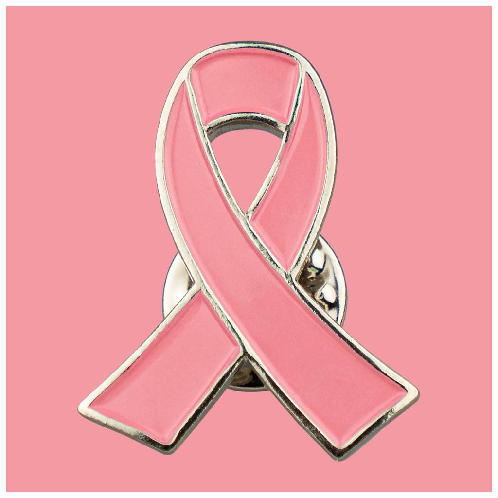 Pin's Ruban Rose Clair - Cancer Du Sein - Octobre Rose