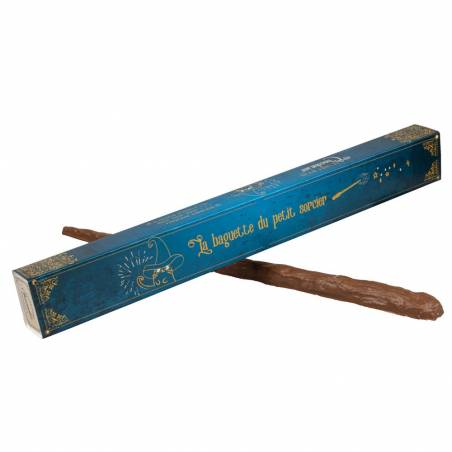La baguette Harry Potter en chocolat et sa boîte La baguette Harry Potter en chocolat et sa boîte