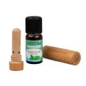 Inhalateur d'Huiles Essentielles en bois de Hêtre