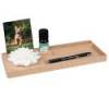 Desk organizer and its ceramic flower
