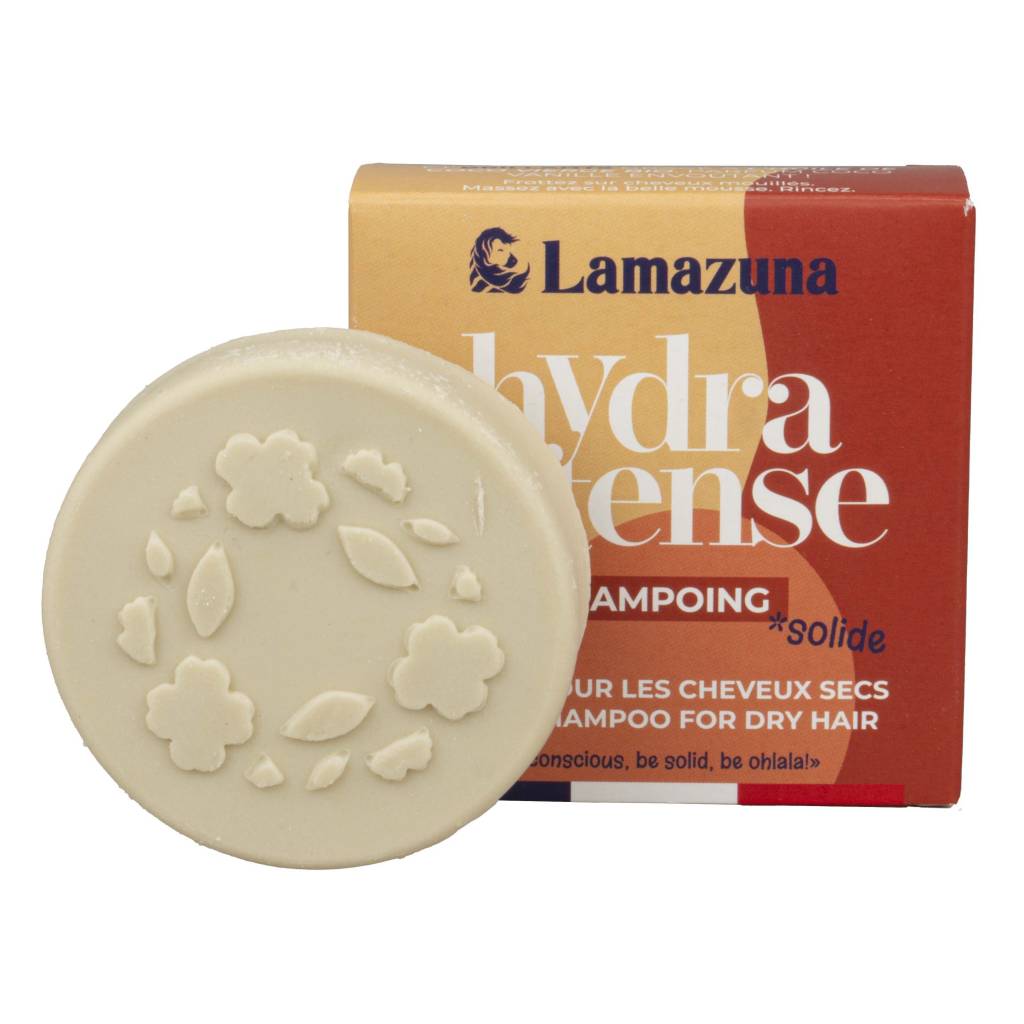 Solid shampoo for dry hair