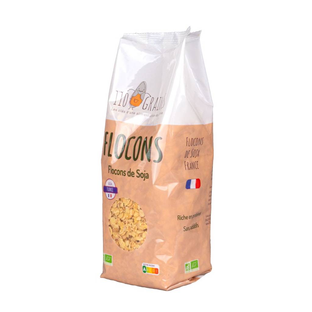 Flocons De Soja Origine France BIO 500g Contenance 500g flocons-de-soja-origine-france-bio-500g-contenance-500g