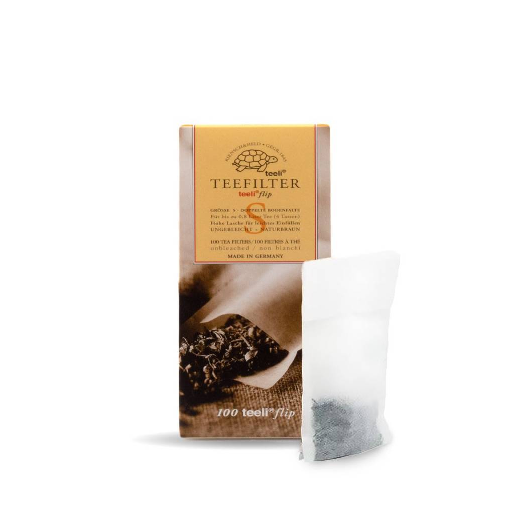 Set mit 100 Teefilterbeuteln Set mit 100 Teefilterbeuteln